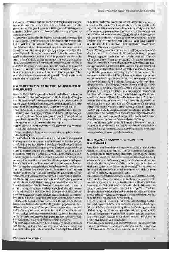 Vorschauseite 6: ERPROBUNG DER RICHTLINIENORIENTIERTEN AUSBILDUNG IN NORDRHEIN-WESTFALEN