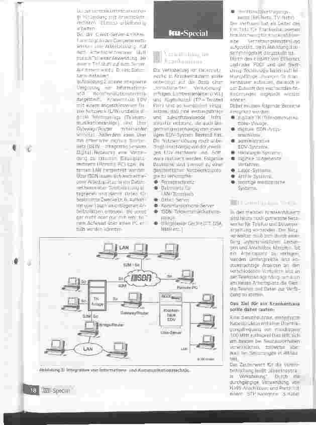 Vorschauseite 2: Ganzheitliches Netzwerkkonzept für Informationsund Kommunikationstechnik Worauf Krankenhäuser bei der Planung künftig unbedingt achten sollen!