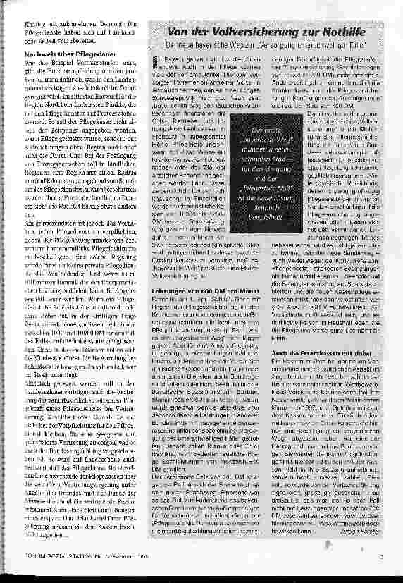 Vorschauseite 2: Pflegebürokratie und kein Ende Durch Rahmenverträge neue Auflagen für Pflegedienste