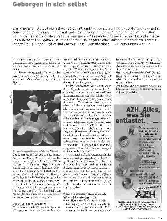 Vorschauseite 1: Geborgen in sich selbst