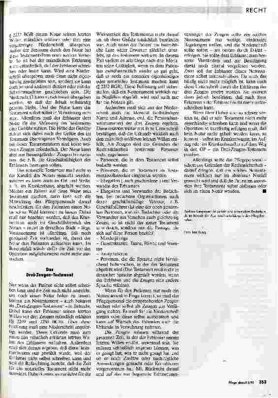 Vorschauseite 2: Das eilige Testament Der letzte Wille in letzter Minute