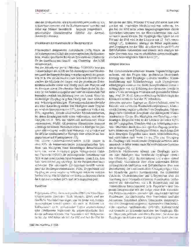 Vorschauseite 4: Neurogene Dysphagien im höheren Lebensalter