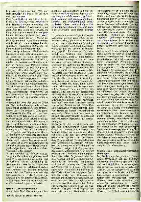 Vorschauseite 2: Vorklinische Wirkstoffprüfung im Rahmen der Entwicklung neuer Arzneimittel