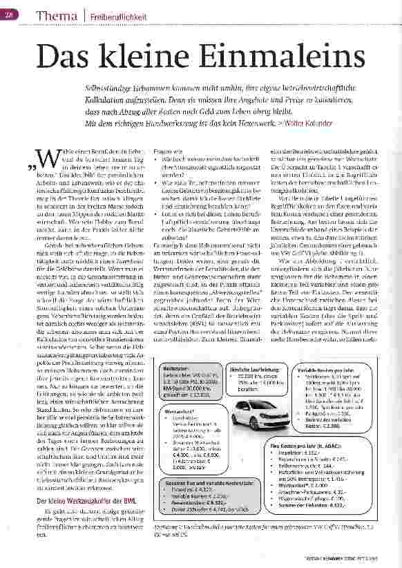 Vorschauseite 1: Das kleine Einmaleins