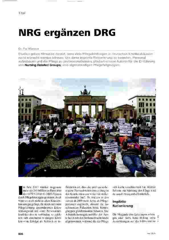 Vorschauseite 1: NRG ergänzen DRG