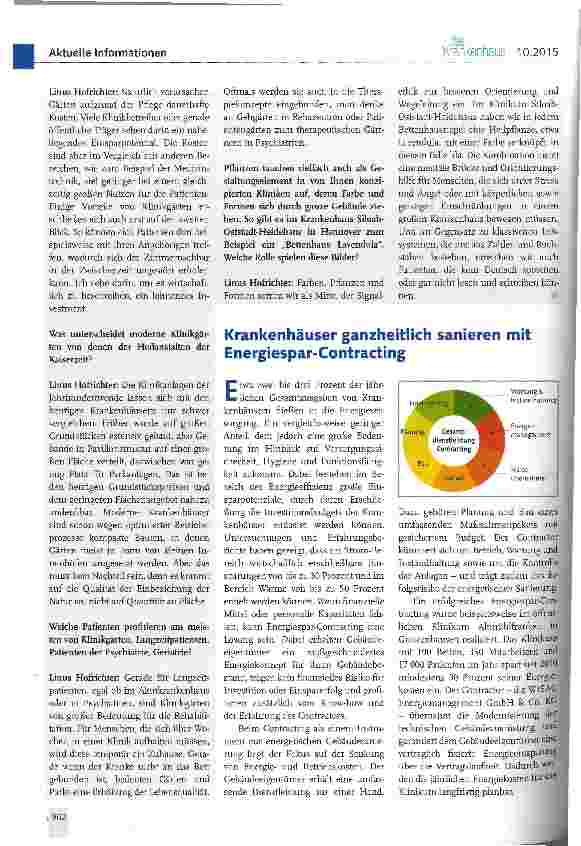 Vorschauseite 4: Ökologie und Nachhaltigkeit im Klinikbau: zwei Beispiele