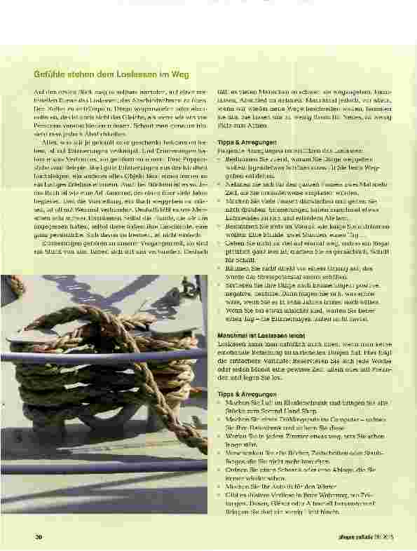 Vorschauseite 2: Selbstcoaching - Loslassen üben