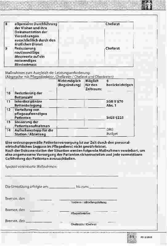 Vorschauseite 5: Überlastungsanzeige im Pflegedienst