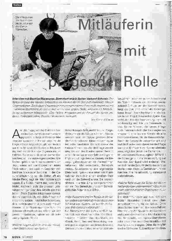 Vorschauseite 1: Mitläuferin mit prägender Rolle