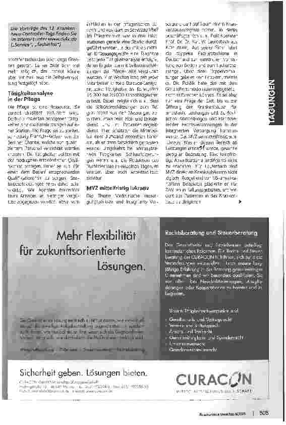 Vorschauseite 2: Auf der Welle reitenVom 12. Krankenhaus-Controller-Tag in Berlin