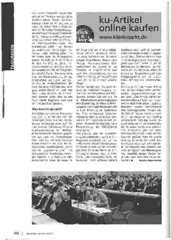 Vorschauseite 3: Auf der Welle reitenVom 12. Krankenhaus-Controller-Tag in Berlin