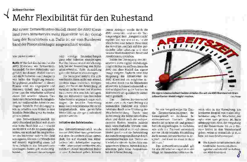 Vorschauseite 1: Mehr Flexibilität für den Ruhestand