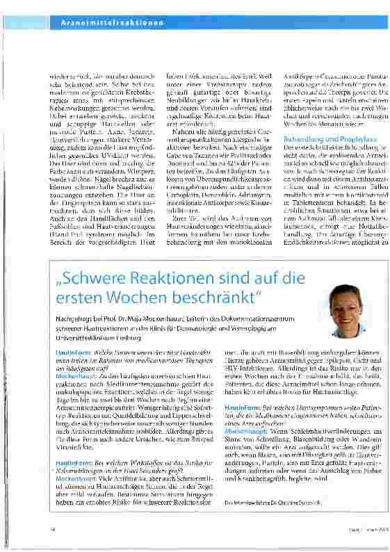Vorschauseite 3: Wie die Haut auf Medikamente reagiert
