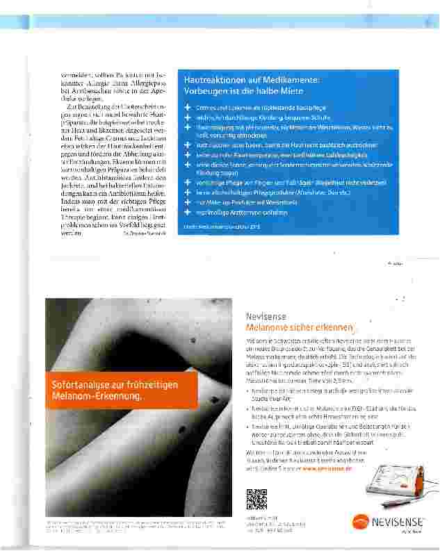 Vorschauseite 4: Wie die Haut auf Medikamente reagiert