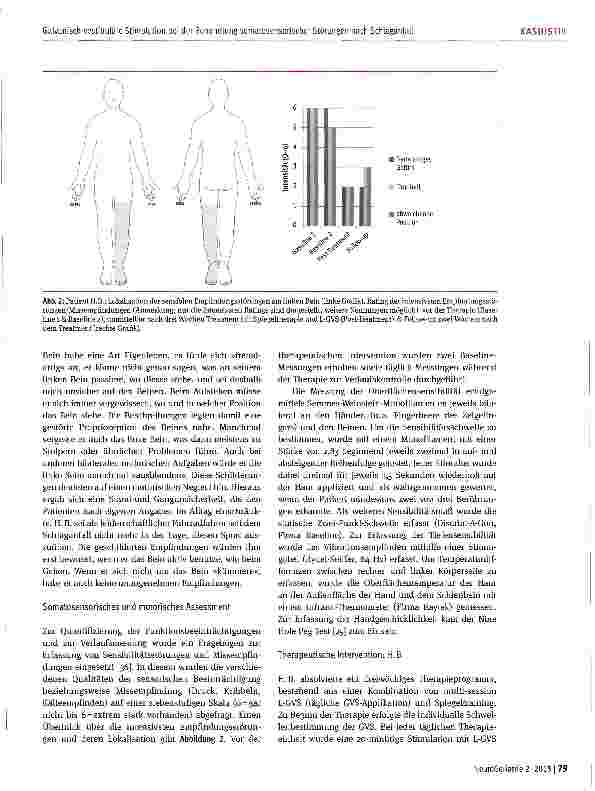 Vorschauseite 5: Galvanisch-vestibuläre Stimulation als Add-on-Verfahren bei der Behandlung somatosensorischer Störungen und Missempfindungen nach Schlaganfall: Zwei Fallstudien