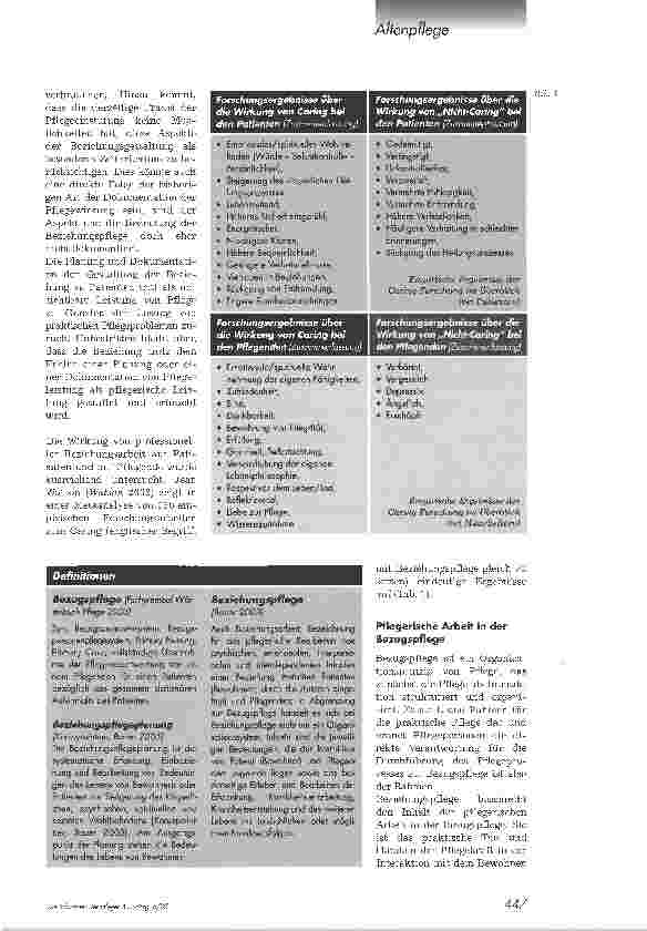 Vorschauseite 2: Die Beziehungspflegeplanung in der Bezugspflege in Altenhilfeeinrichtungen