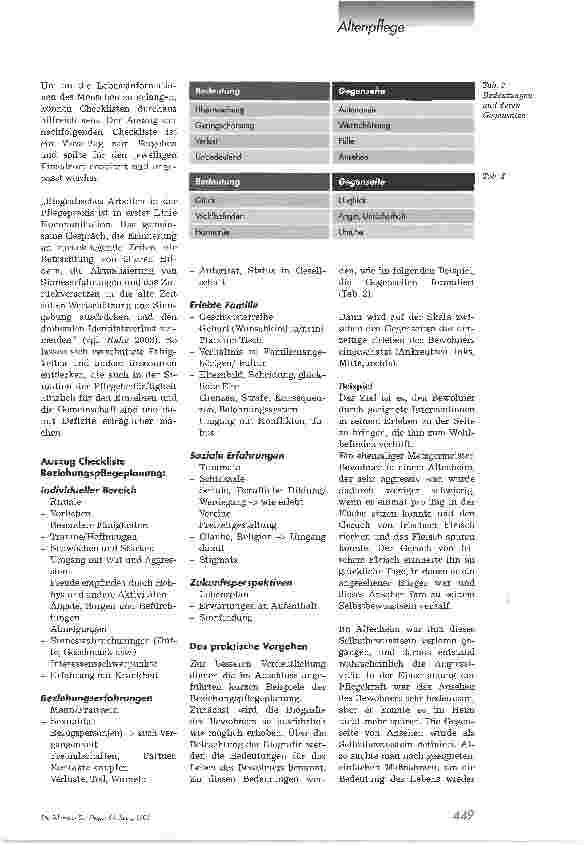 Vorschauseite 4: Die Beziehungspflegeplanung in der Bezugspflege in Altenhilfeeinrichtungen