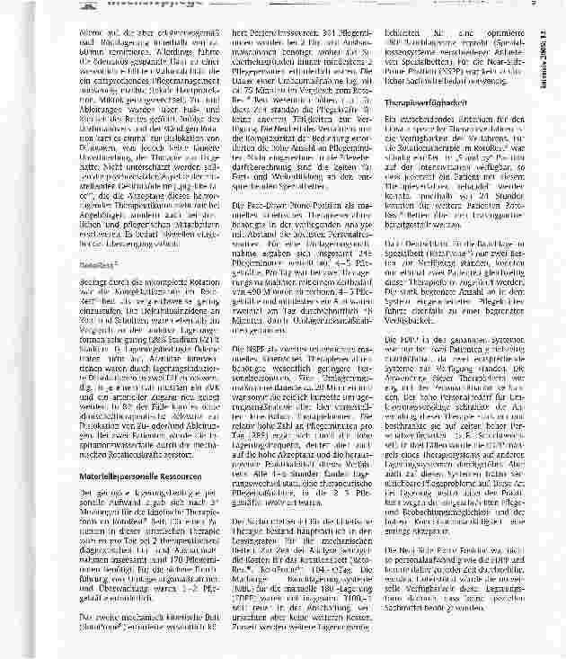 Vorschauseite 6: Analyse der dorsoventralen Wechsellagerung in variabler Position (Near-Side-Prone-Position) im Vergleich mit anderen kinetischen Therapieformen bei chirurgischen Patienten aus pfl…
