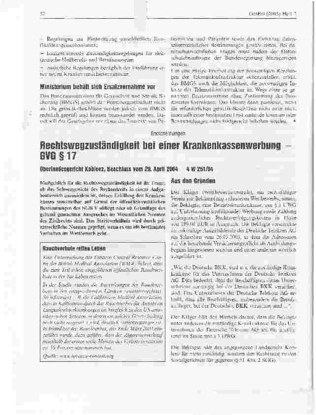 Vorschauseite 2: Gesetz zur Organisationsstruktur der Telematik im Gesundheitswesen verabschiedet