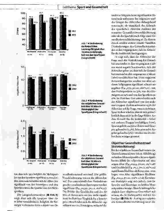 Vorschauseite 6: Nutzen von sportlicher Aktivität im ErwachsenenalterEine Längsschnittstudie über 10 Jahre