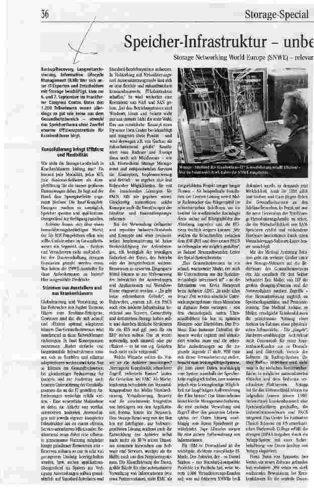 Vorschauseite 1: Speicher-Infrastruktur - unbeachtete Poteniale