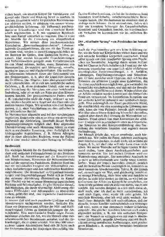 Vorschauseite 3: Die Entstehung psychosomatischer Krankheiten