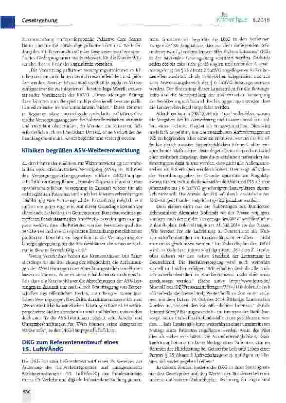 Vorschauseite 3: Bundeskabinett beschließt Hospiz-und Palliativgesetz
