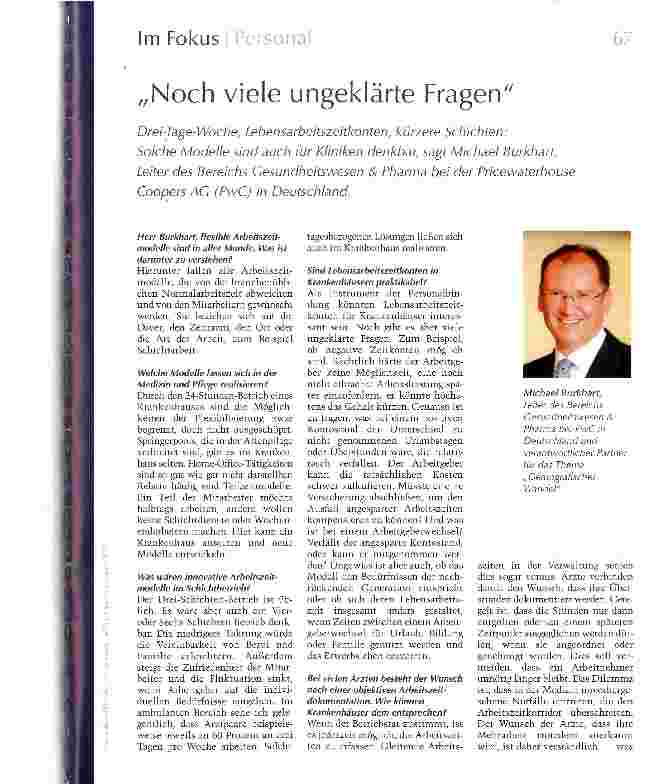 Vorschauseite 1: Noch viele ungeklärte Fragen