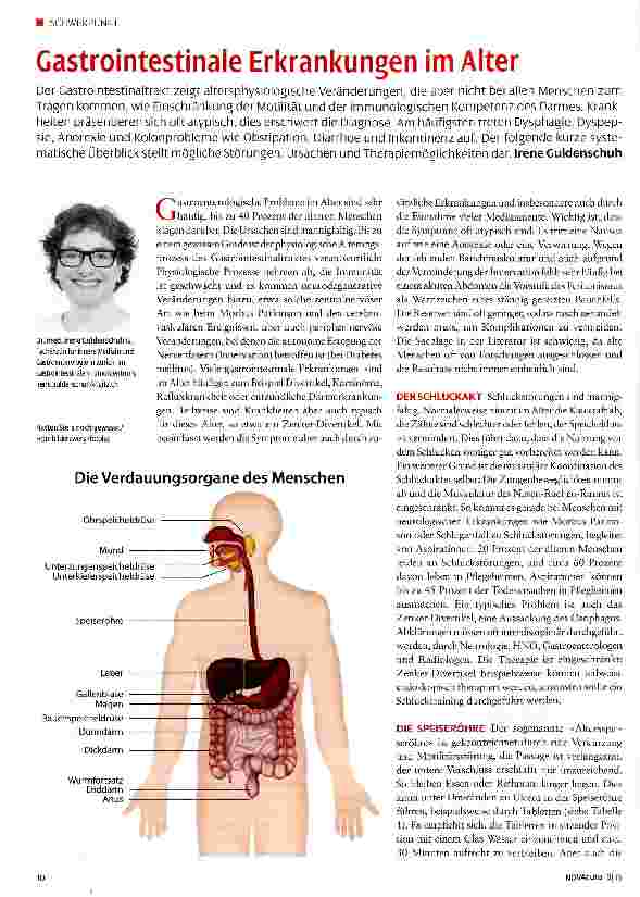 Vorschauseite 1: Gastrointestinale Erkrankungen im Alter