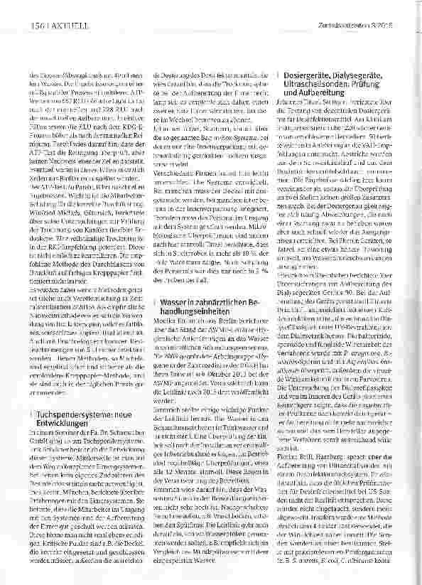 Vorschauseite 3: Desinfektion - Reinigung -Aufbereitung 11. Ulmer Symposium Krankenhausinfektionen, 28. - 30. April 2015