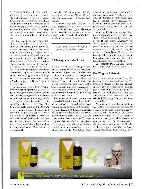 Vorschauseite 4: Rohkost für mehr Vitalität und ein längeres Leben