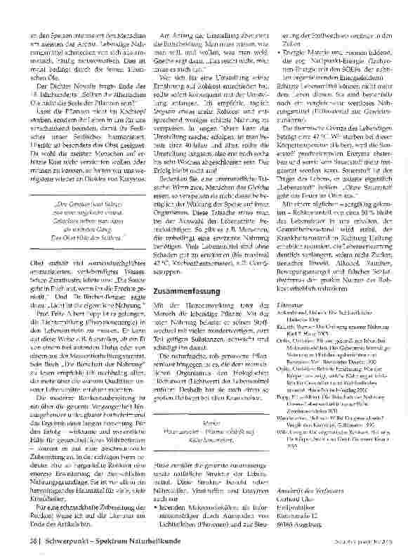 Vorschauseite 5: Rohkost für mehr Vitalität und ein längeres Leben