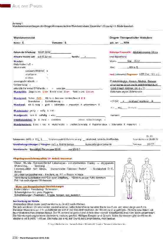 Vorschauseite 5: Aspekte der Verbesserung der Lebensqualität bei einem Wundpatienten mit Suchthintergrund