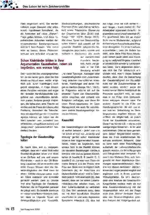 Vorschauseite 2: Das Leben ist kein Zeichentrickfilm - die Suche nach Gesetzmäßigkeiten in der CM-Beratung