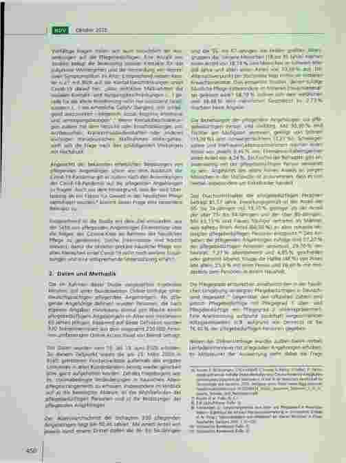 Vorschauseite 2: Häusliche Pflege in Zeiten von Covid-19