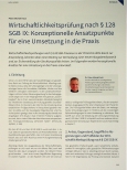 Vorschauseite 1: Wirtschaftlichkeitsprüfung nach § 128 SGB IX: Konzeptionelle Ansatzpunkte für eine Umsetzung in die Praxis
