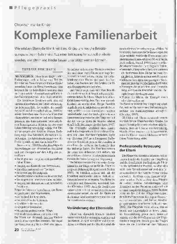 Vorschauseite 1: Komplexe Familienarbeit