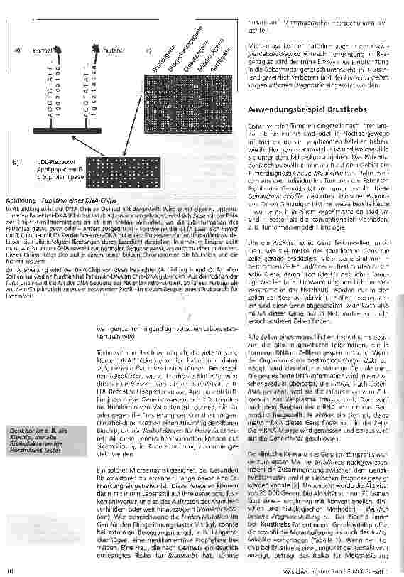 Vorschauseite 2: Biochips - Werkzeuge der Medizin im 21. Jahrhundert