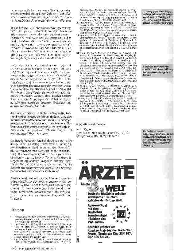 Vorschauseite 5: Biochips - Werkzeuge der Medizin im 21. Jahrhundert