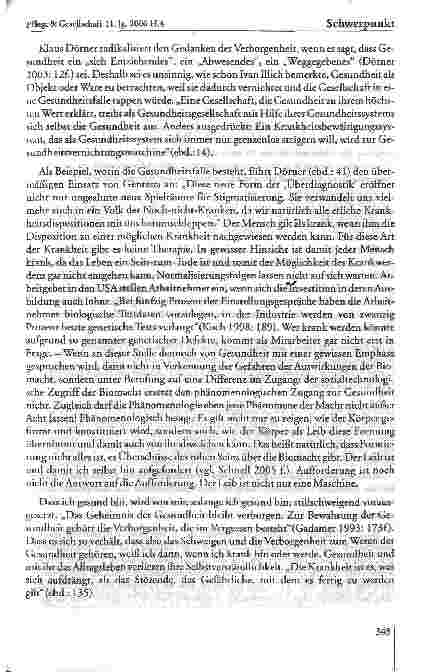 Vorschauseite 2: Die Unfasslichkeit der Gesundheit
