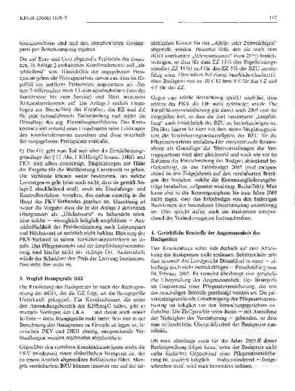 Vorschauseite 4: Sind Wahlleistungen und Privatkliniken eine finanzierungsrechtliche Alternative?