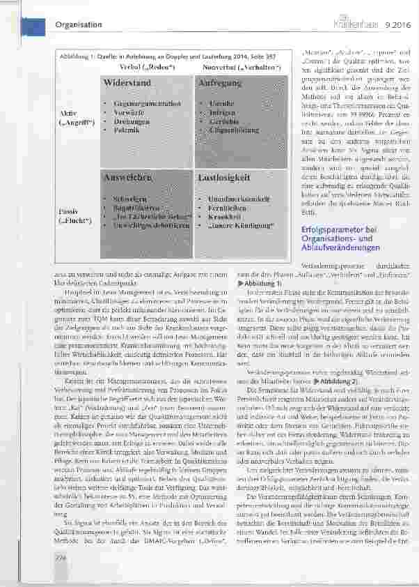 Vorschauseite 2: Organisationsentwicklung im Krankenhaus
