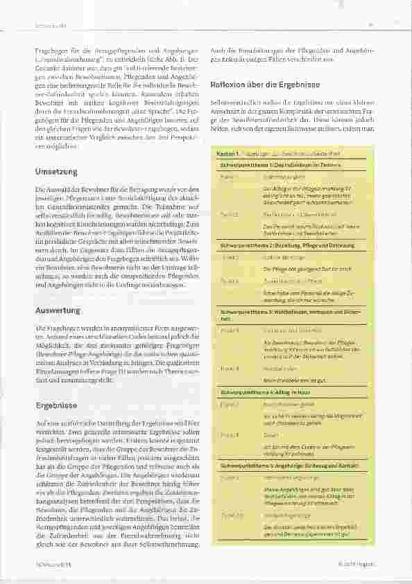 Vorschauseite 2: Bewohnerzufriedenheit in der Langzeitpflege erfassen