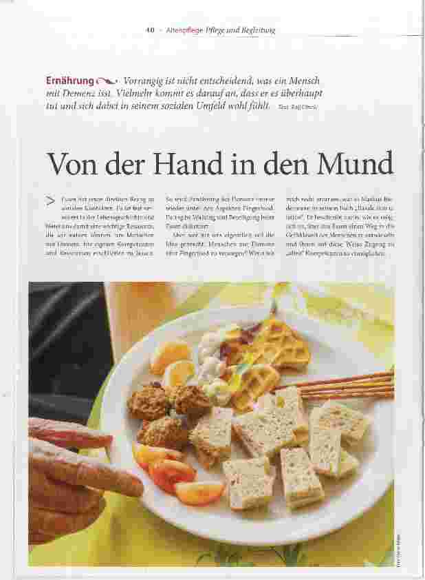 Vorschauseite 1: Von der Hand in den Mund