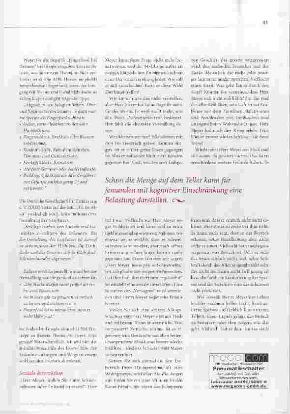 Vorschauseite 2: Von der Hand in den Mund