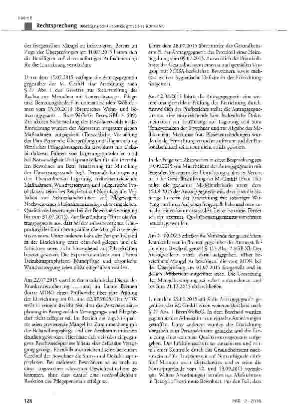 Vorschauseite 2: Untersagung des Heimbetriebs