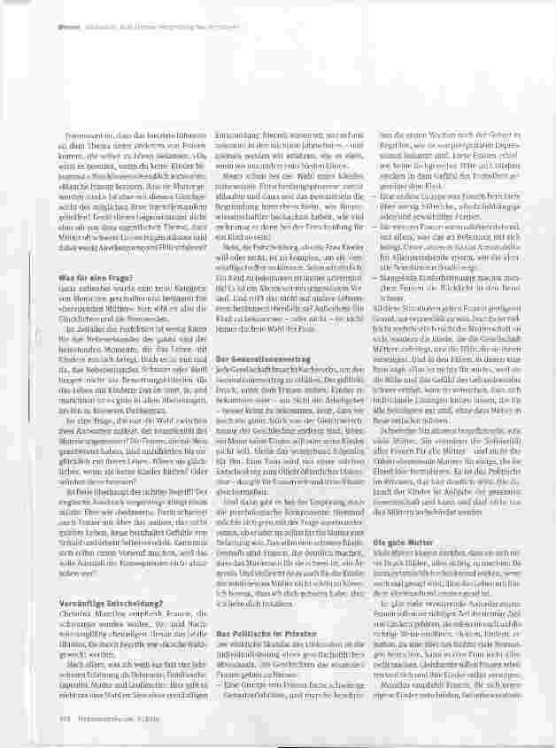 Vorschauseite 2: Falsche Wahl? Falsche Frage!