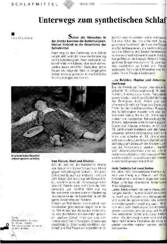 Vorschauseite 1: Unterwegs zum synthetischen Schlaf