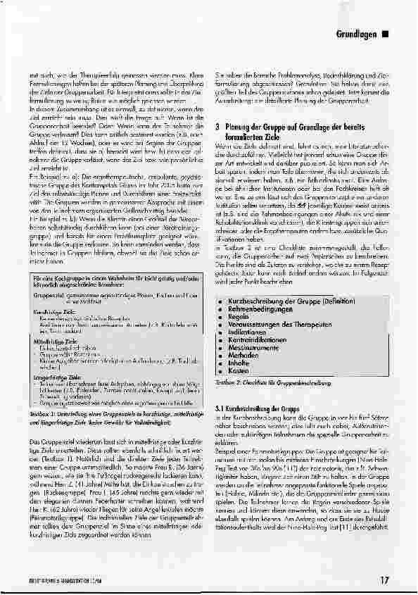 Vorschauseite 3: Konzept zum strukturierten Aufbau von ergotherapeutischen Gruppen - geeignet für alle Fachbereiche