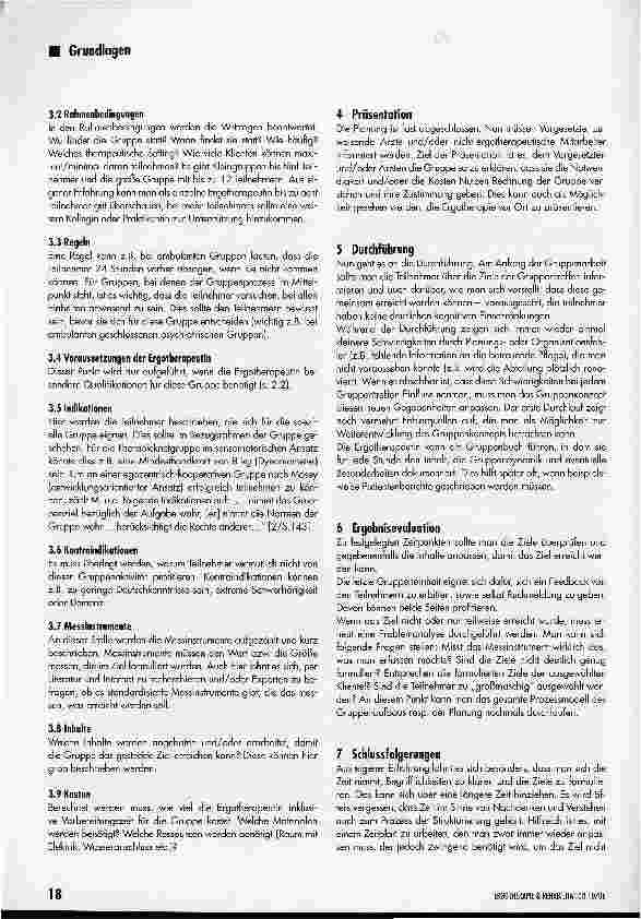 Vorschauseite 4: Konzept zum strukturierten Aufbau von ergotherapeutischen Gruppen - geeignet für alle Fachbereiche